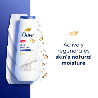 Dove Deep Moisture Body Wash 4 Count 20 oz