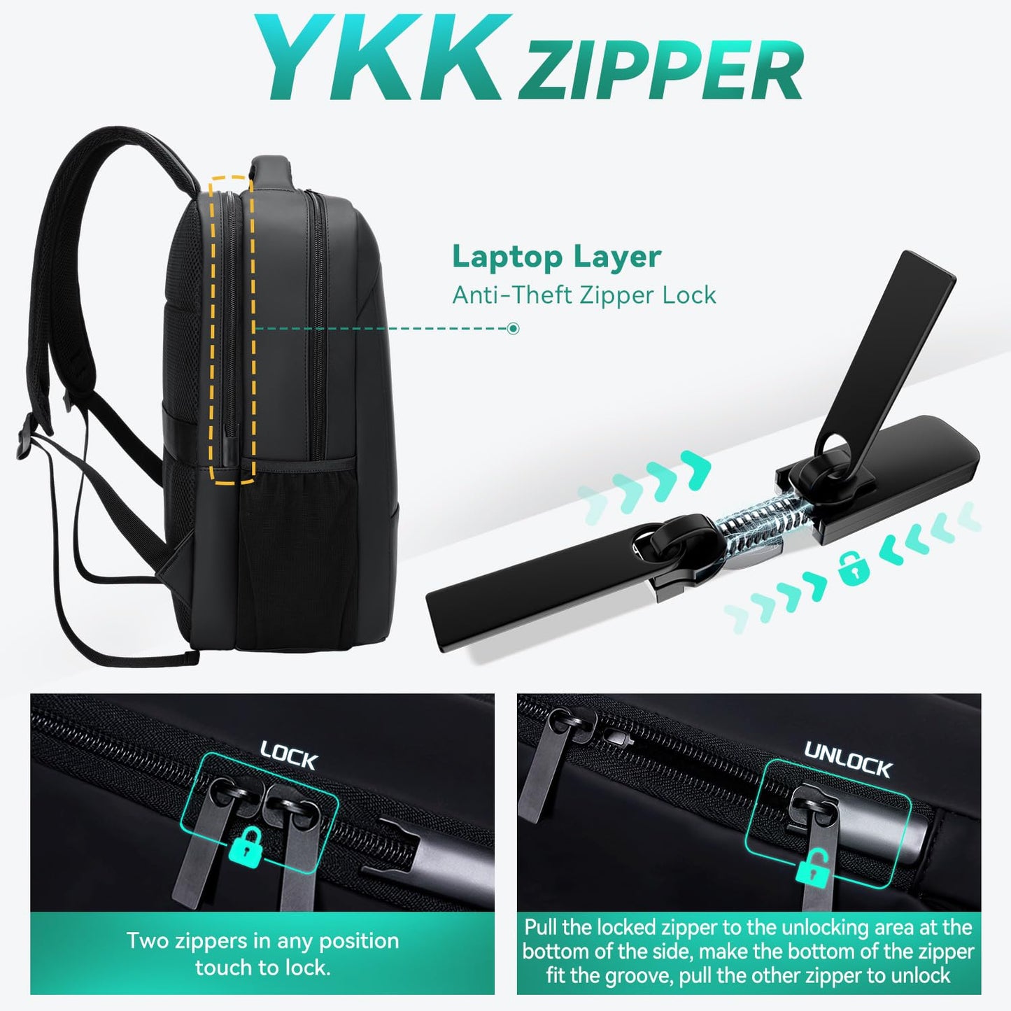Victoriatourist Anti-Theft Laptop Backpack for Travel