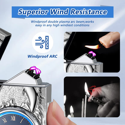 USB Rechargeable Windproof Plasma Lighter TIKIUKI