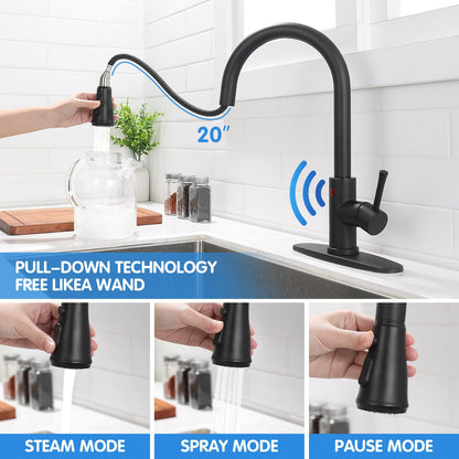 GUUKAR Touchless Kitchen Faucet with Pull Down Sprayer