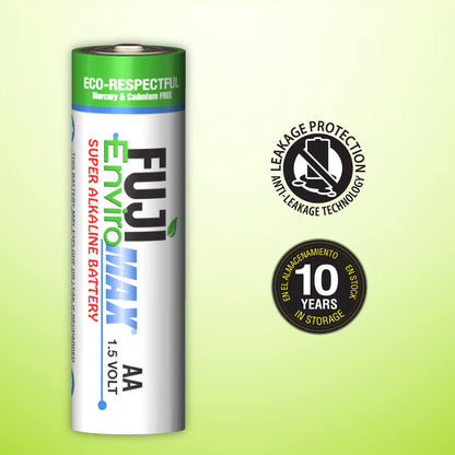 Fuji Enviromax AA Super Alkaline Batteries 48-Pack