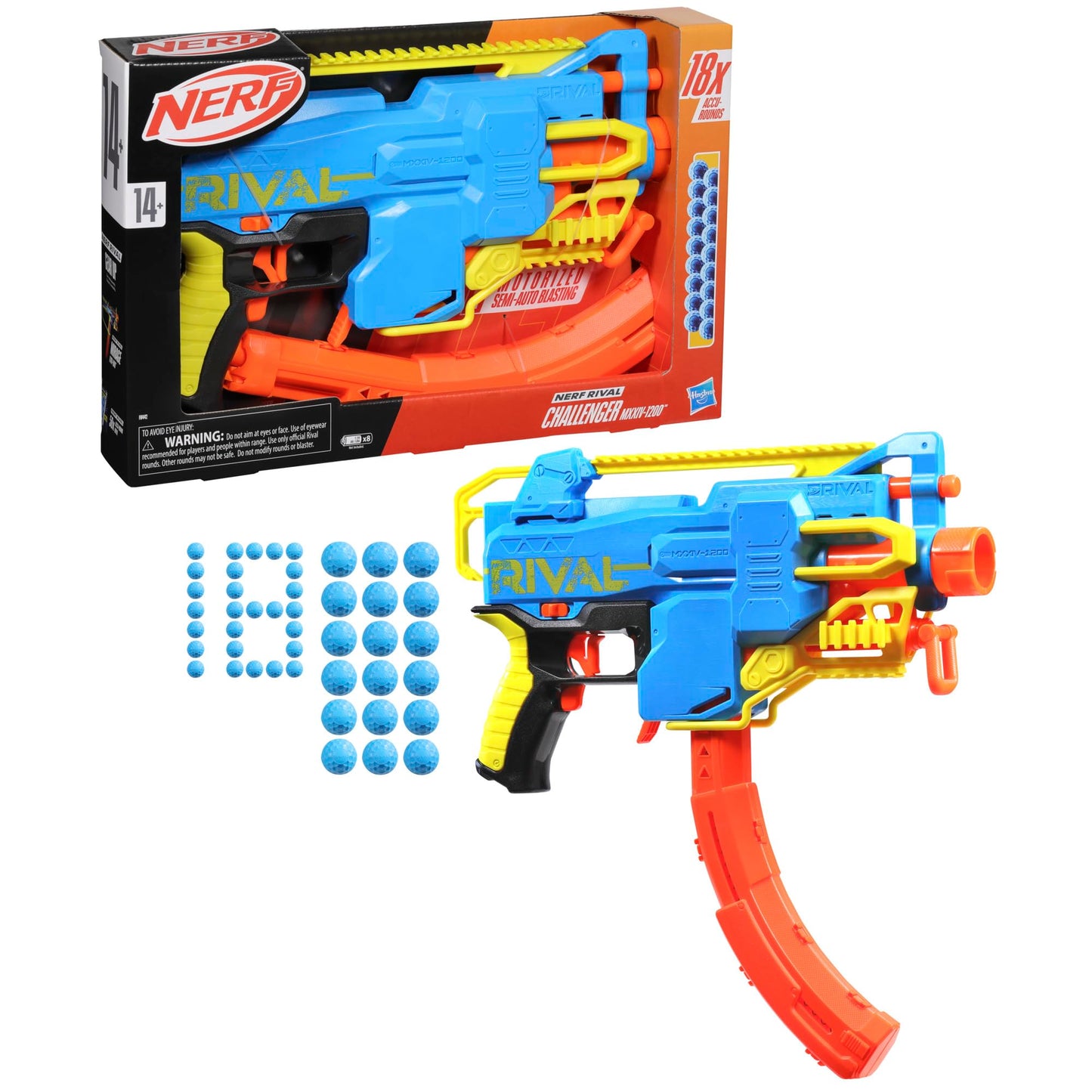 Nerf Rival MXXIV-1200 Motorized Blaster with Ammo