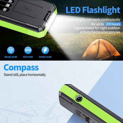 33800mAh Solar Power Bank with Wireless Charging
