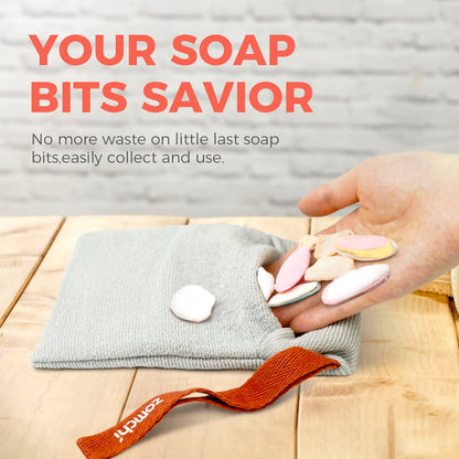 2 Pack Soap Exfoliating Bags for Body Scrubs