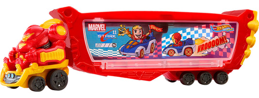 Hot Wheels Hulkbuster Hauler with 10 Vehicle Capacity