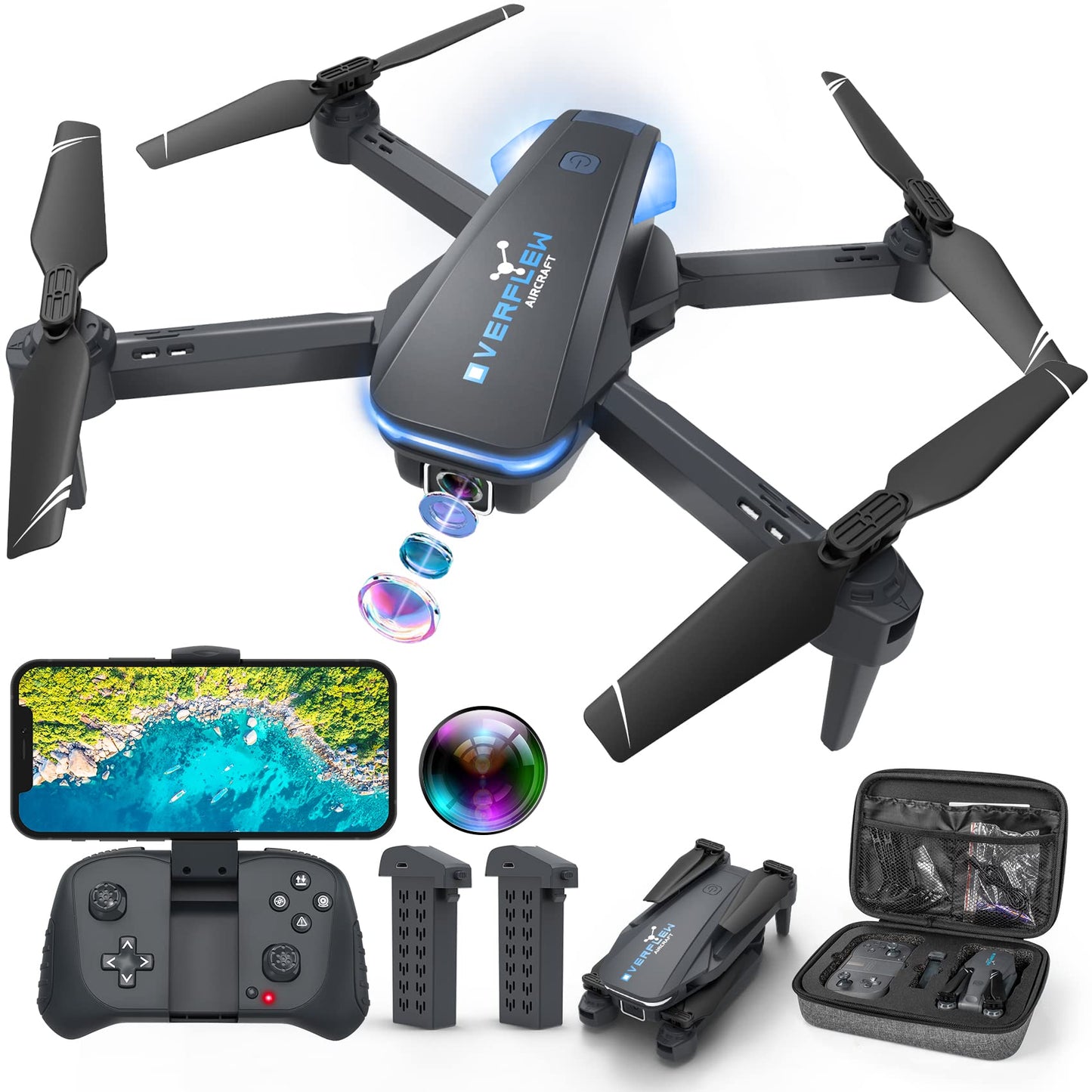 1080P Camera Drone for Kids with Remote Control