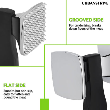 Heavy Duty Meat Tenderizer Hammer - Stainless Steel