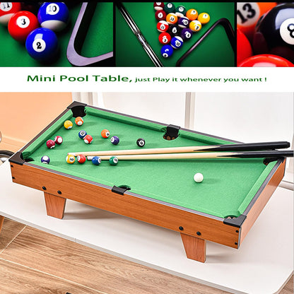 Hora de Lima Mini Pool Table for Kids Mini Billiards Table-Top Game Pool Table Toy for Cat Pool Tables Fun for Kids Birthday Children's Day Gift (27")