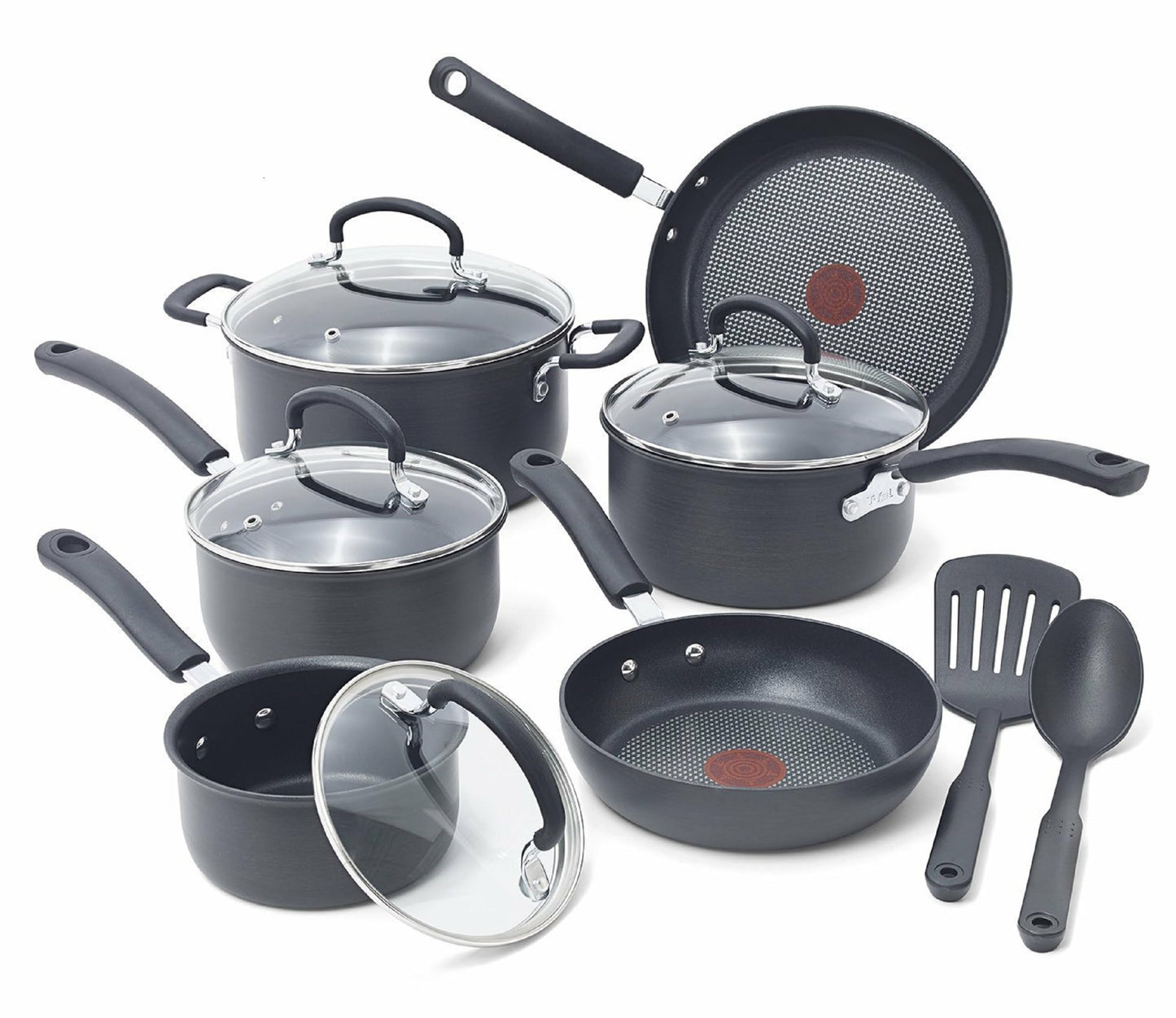 T-Fal 12-Piece Hard Anodized Cookware Set