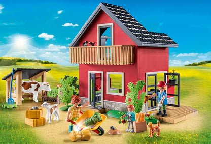 Playmobil Farmhouse Playset with Outdoor Area
