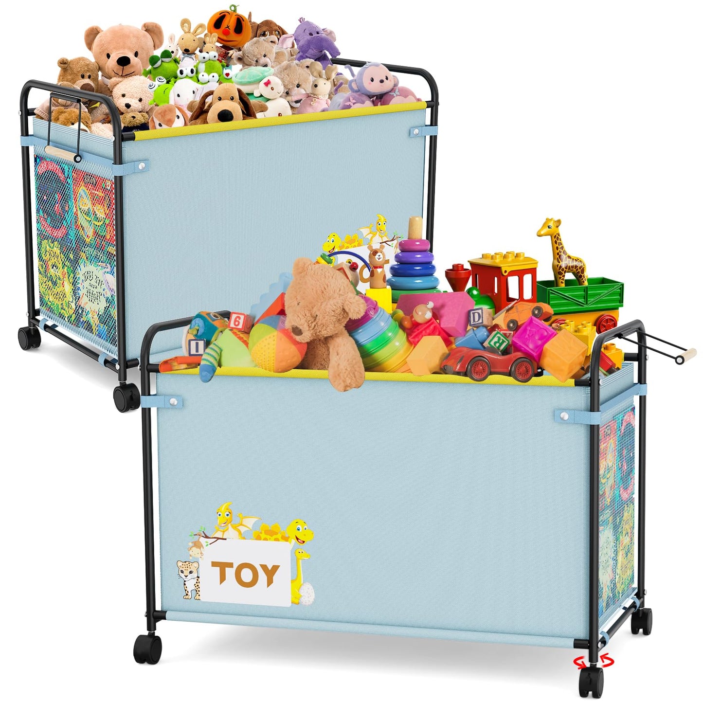 JBBTOOL Extra Large Toy Chest with Wheels