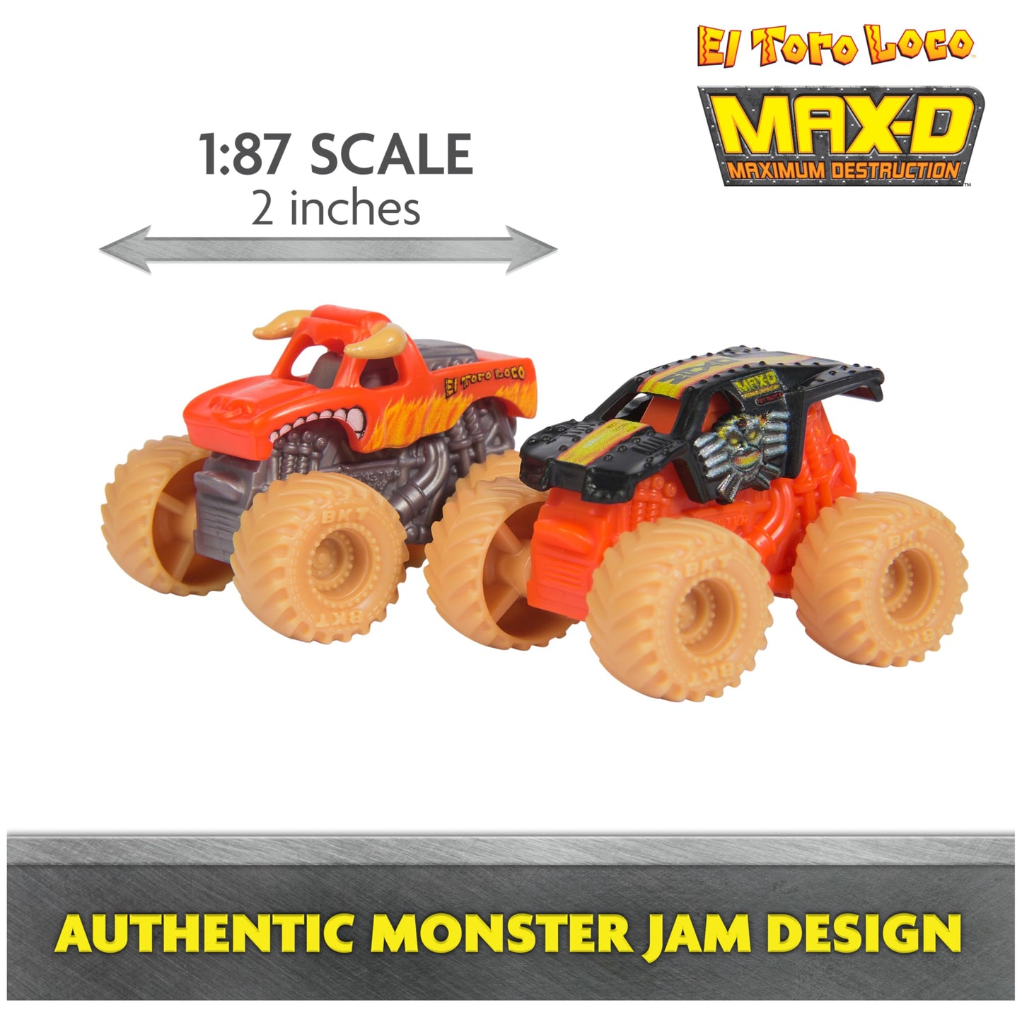 Monster Jam El Toro Loco Scorpion Playset with Trucks