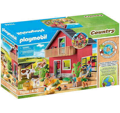 Playmobil Farmhouse Playset with Outdoor Area