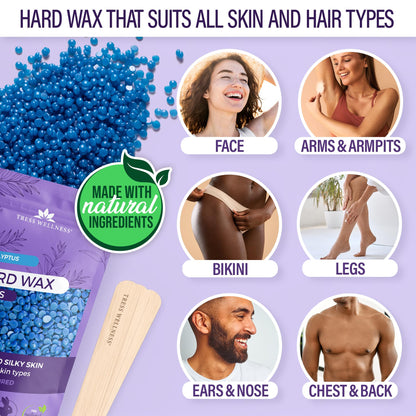 Tress Wellness Brazilian Waxing Kit for Sensitive Skin