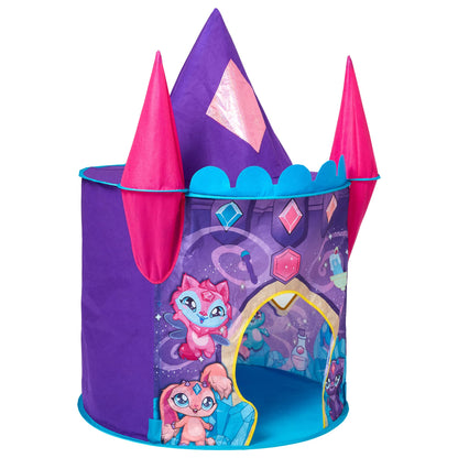 Magic Mixies Castle Play Tent for Girls and Boys, Easy Set-up for Instant Play, Easy to Assemble, Castle Princess Playhouse, 31.5” x 45.28” (DxH)