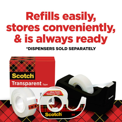 1000 in Scotch Clear Tape - 24 Boxes
