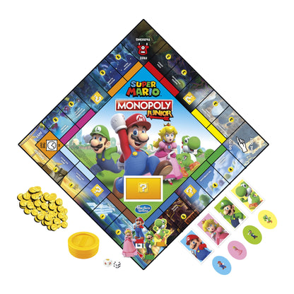 Monopoly Junior Super Mario Board Game for Kids