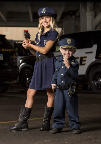Dress Up America Kids Police Officer Costume Set