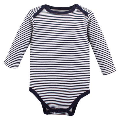 Hudson Baby Long-Sleeve Baby Bodysuit, Fire Truck