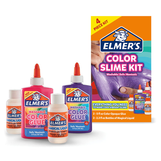 Elmer's Color Slime Kit with Activators, 2-Count