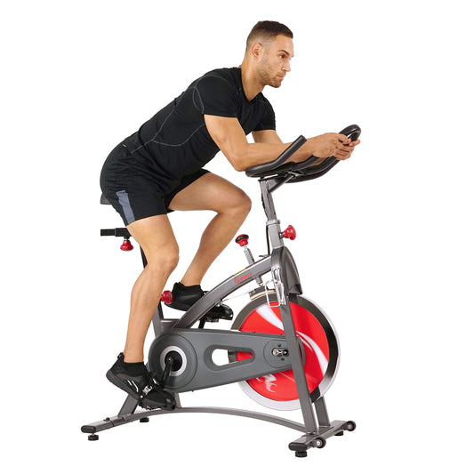 Sunny Health Indoor Cycling Exercise Bike with Monitor