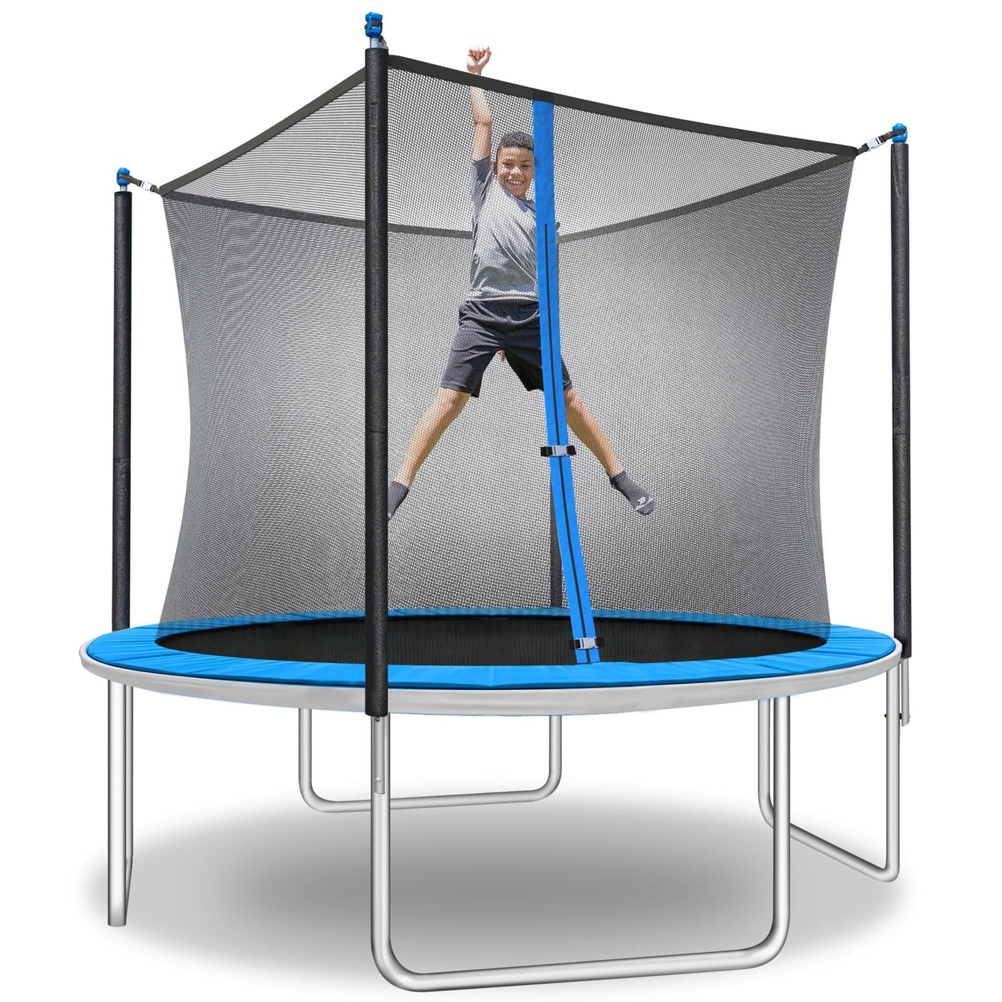 10FT Outdoor Trampoline with Safety Enclosure