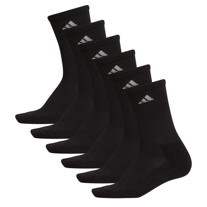 6-Pack adidas Cushioned Athletic Crew Socks