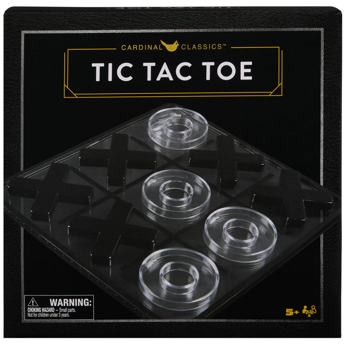 Spin Master Games Classic Wooden Tic Tac Toe Board Game