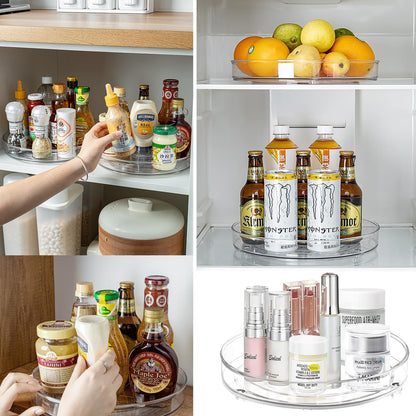 2 Pack Rotating Spice Rack Organizer