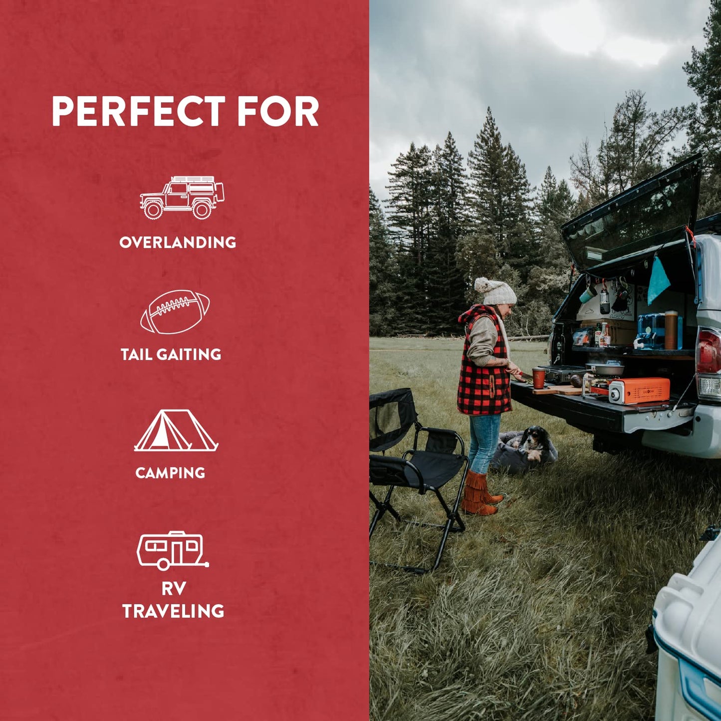GasOne Portable Butane Camp Stove with Case