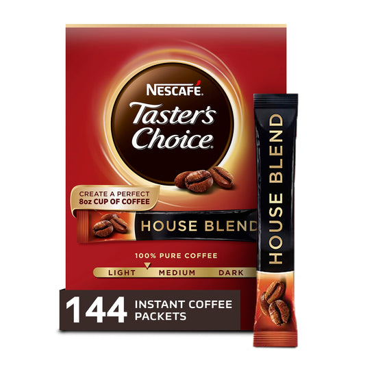Nescafe House Blend Instant Coffee 144 Packets