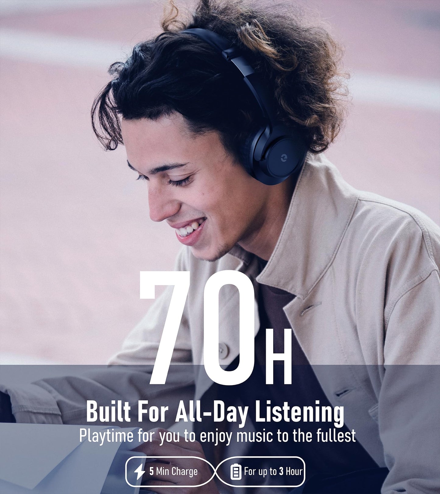 Wireless Bluetooth Headphones with Hi-Fi Audio