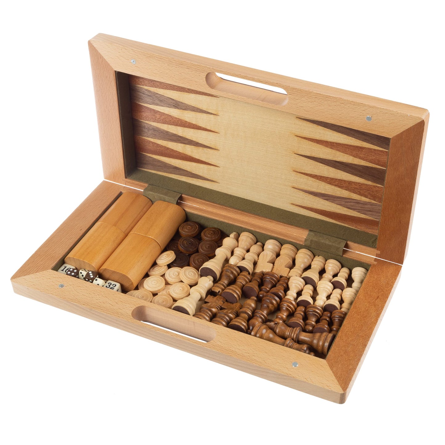 3-in-1 Chess, Backgammon, Checkers Travel Set