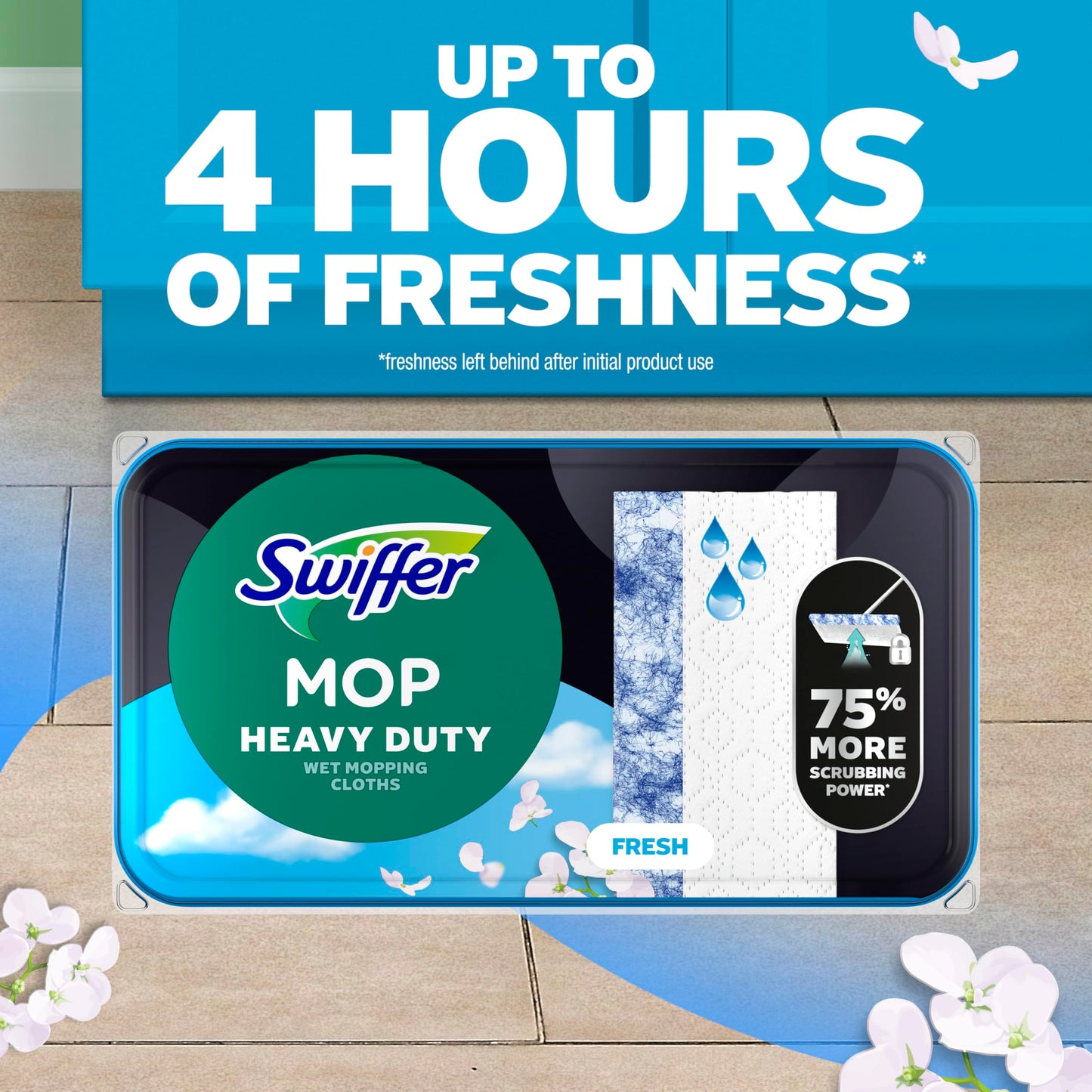 Swiffer Wet Pads Refill, 20ct Heavy Duty Cleaner