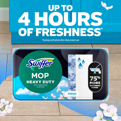 Swiffer Wet Pads Refill, 20ct Heavy Duty Cleaner