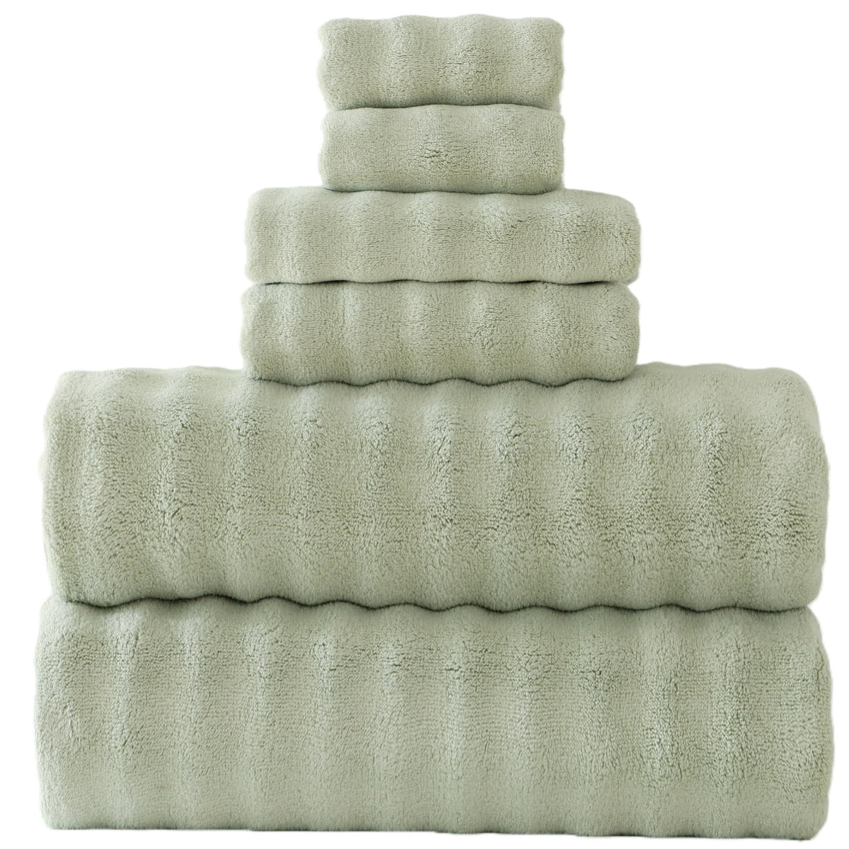 6 Pack Extra Large Microfiber Bath Sheets