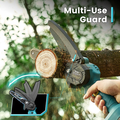 6-Inch Cordless Mini Chainsaw for Tree Trimming