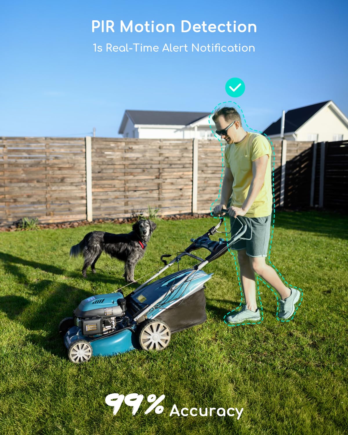 4 Cam COOAU Solar Security Camera System