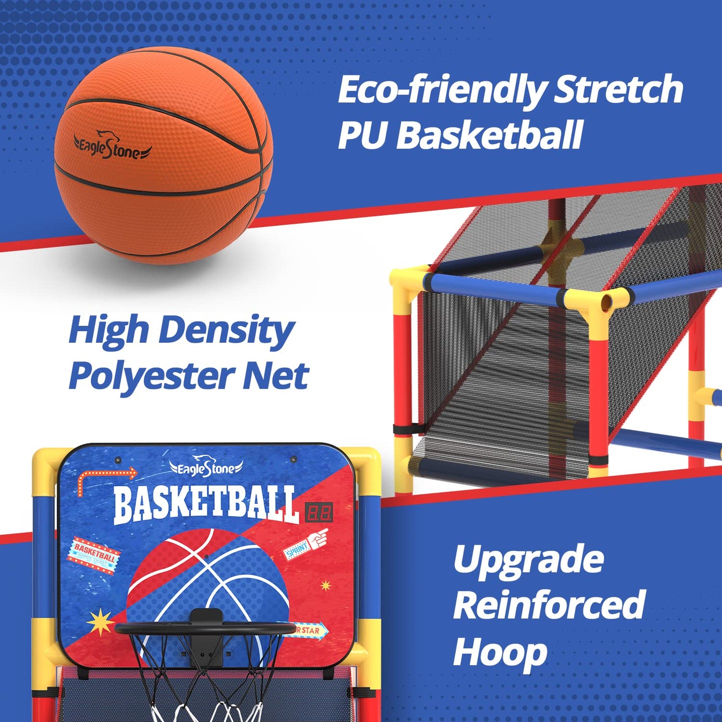 Kids Arcade Basketball Game with Electronic Scoreboard