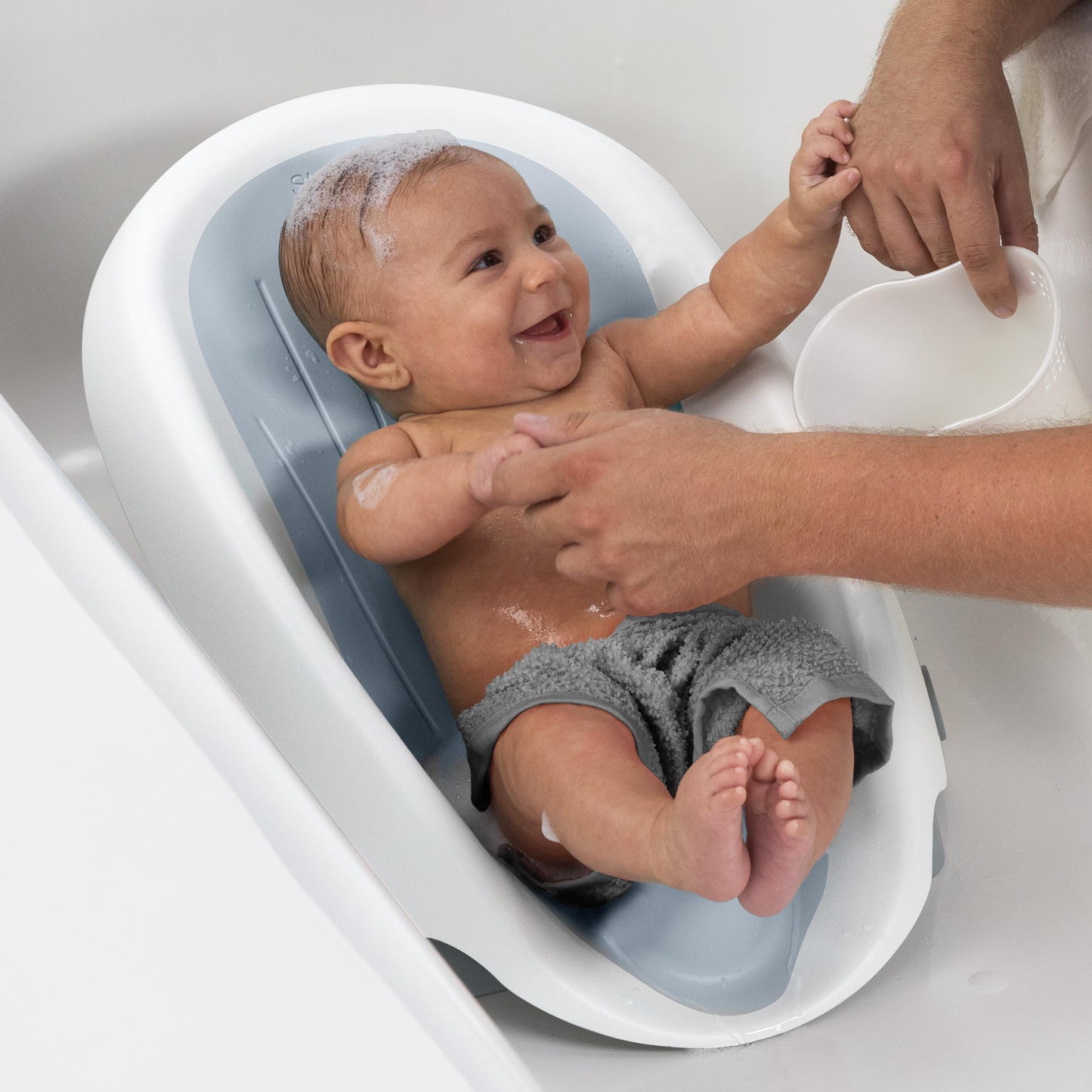 Baby Bath Seat with Soft Support and Recline