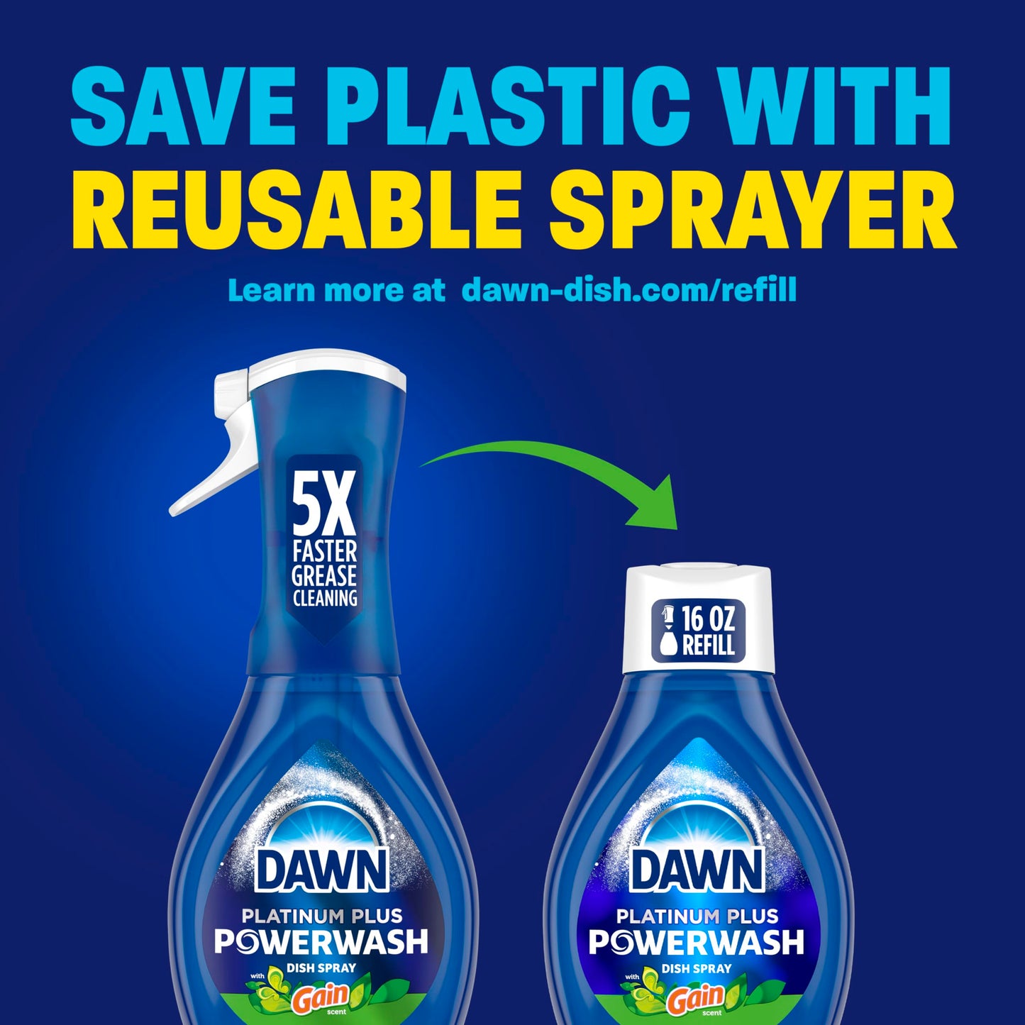 Dawn Powerwash Dish Spray Starter Kit + Refills