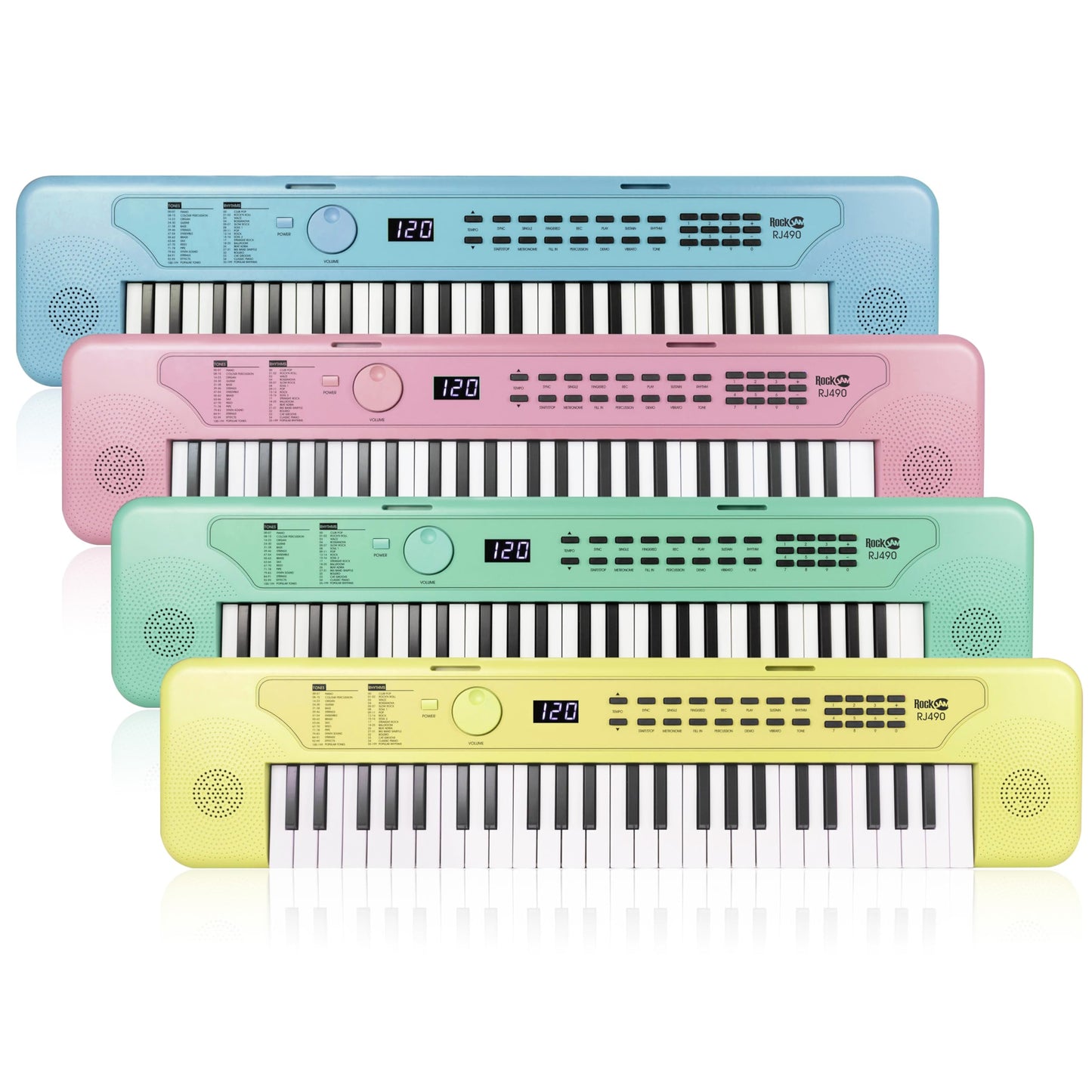 RockJam 49-Key USB Keyboard Piano with Lessons