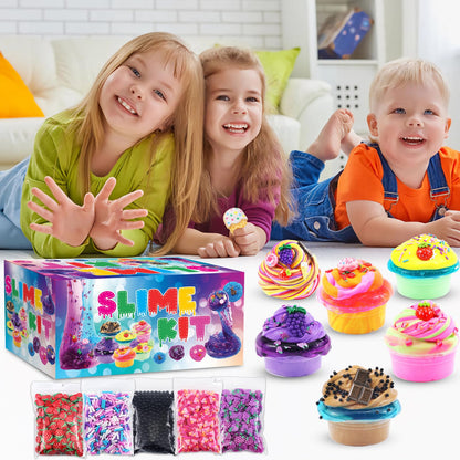 Slime Bucket Kit with 35 Add-Ins for Kids
