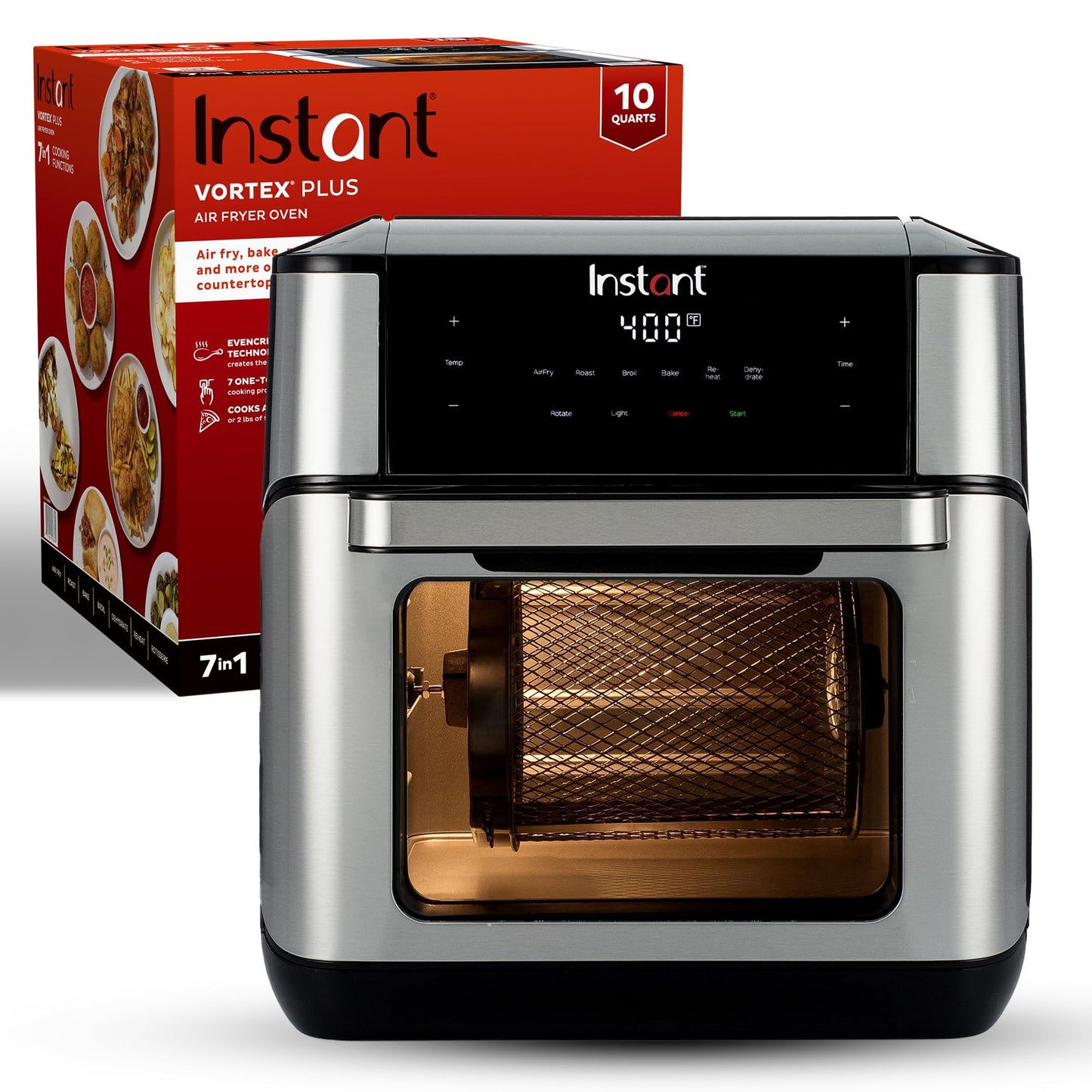 Instant Pot 7-in-1 10QT Air Fryer, Silver
