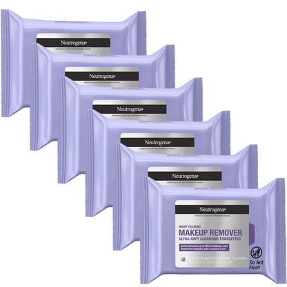Neutrogena Night Calming Cleansing Towelettes, 25 ct
