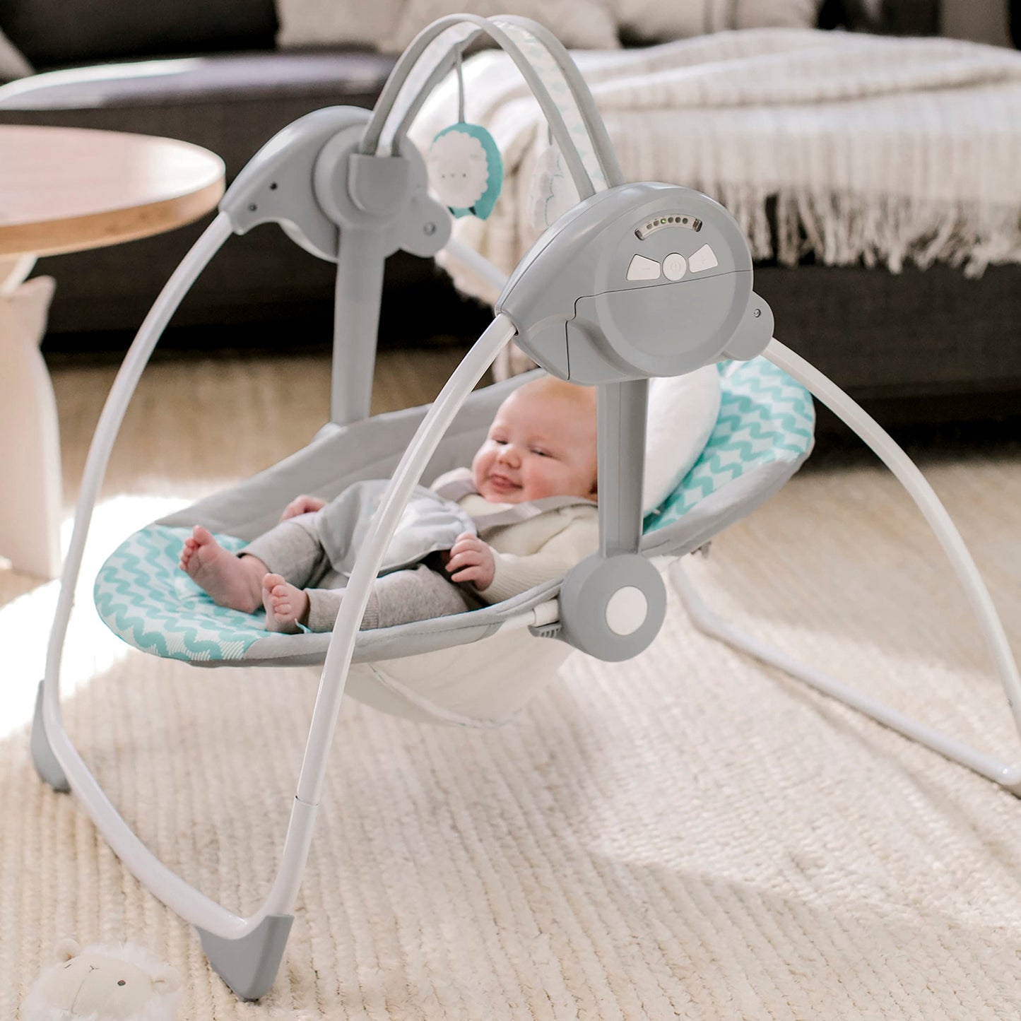 Ingenuity Portable Baby Swing for 0-9 Months