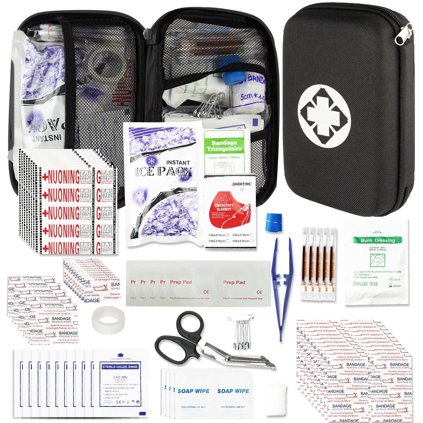 276Pcs First Aid Kit for Home and Travel
