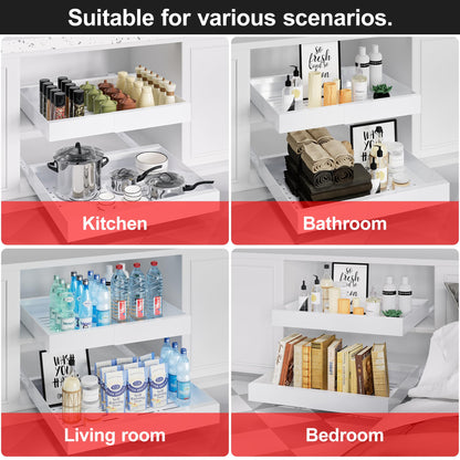 Expandable Under Cabinet Pot and Pan Organizer