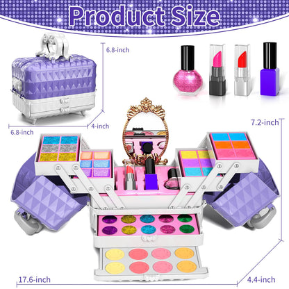 Kids Washable Makeup Set for Pretend Play