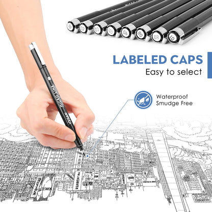 YISAN Micro Fineliner Pens Set for Artists